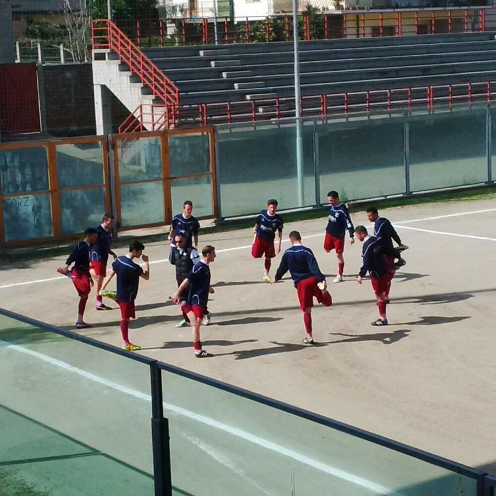 Caulonia calcio allenamento interna 1