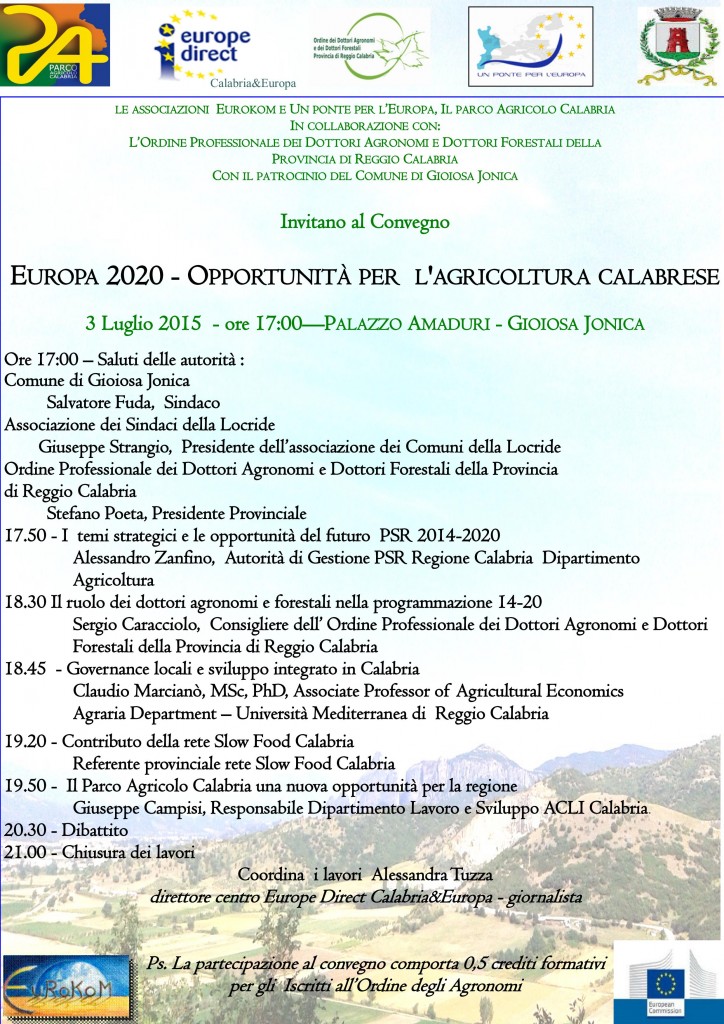 EUROKOM LOCANDINA 3 LUGLIO CONVEGNO AGRICOLTURA_01