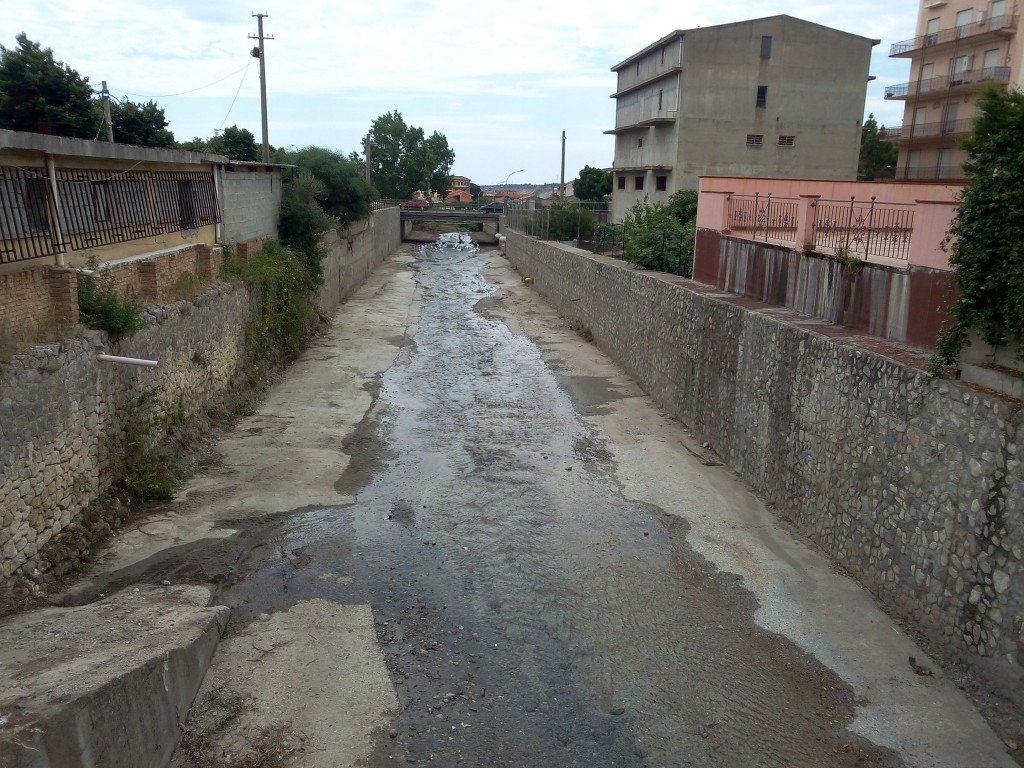 Fiumara Gallizzi zona Via Diaz - situazione attuale