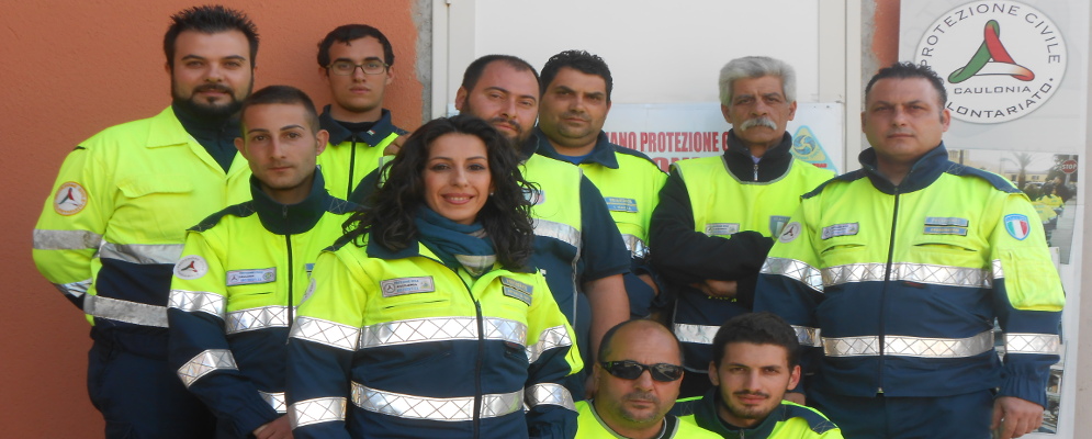 Il grande lavoro della Protezione Civile di Caulonia Marina