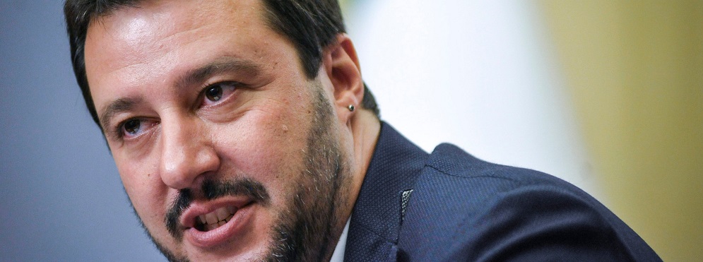 Matteo Salvini (con Tucci, Mercuri e Campisi) plaude a Focà