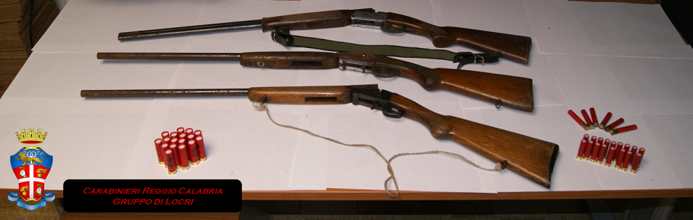 Locride: a Platì rinvenimento di armi e cartucce