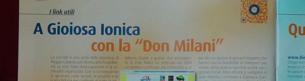 L’Associazione italiana calciatori si interessa al “Don Milani”