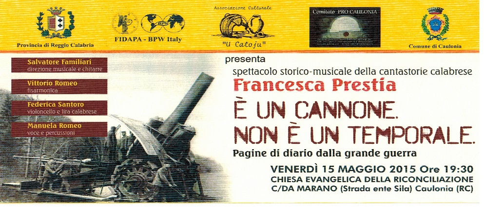 Spettacolo storico-musicale a Caulonia