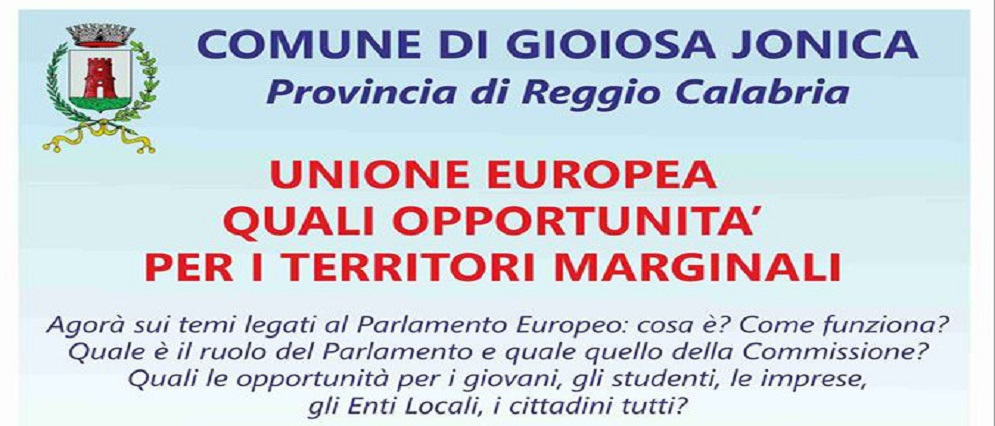 A Gioiosa incontro sull’Europa