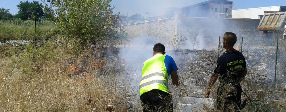 L’ impegno della Protezione Civile di Caulonia Marina