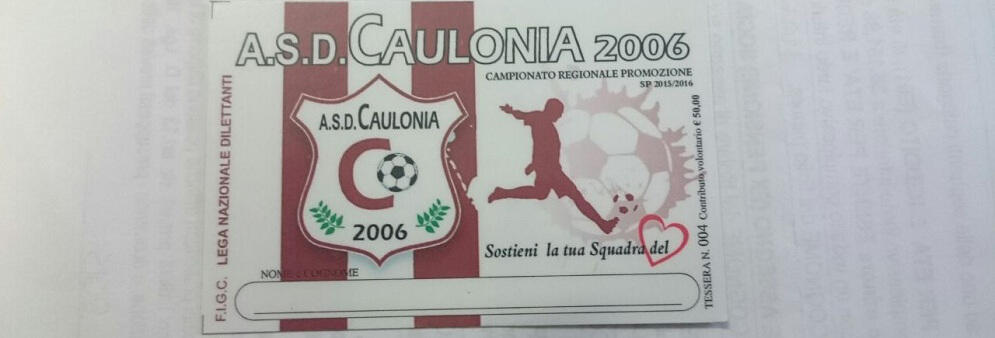 Caulonia calcio, al via il tesseramento