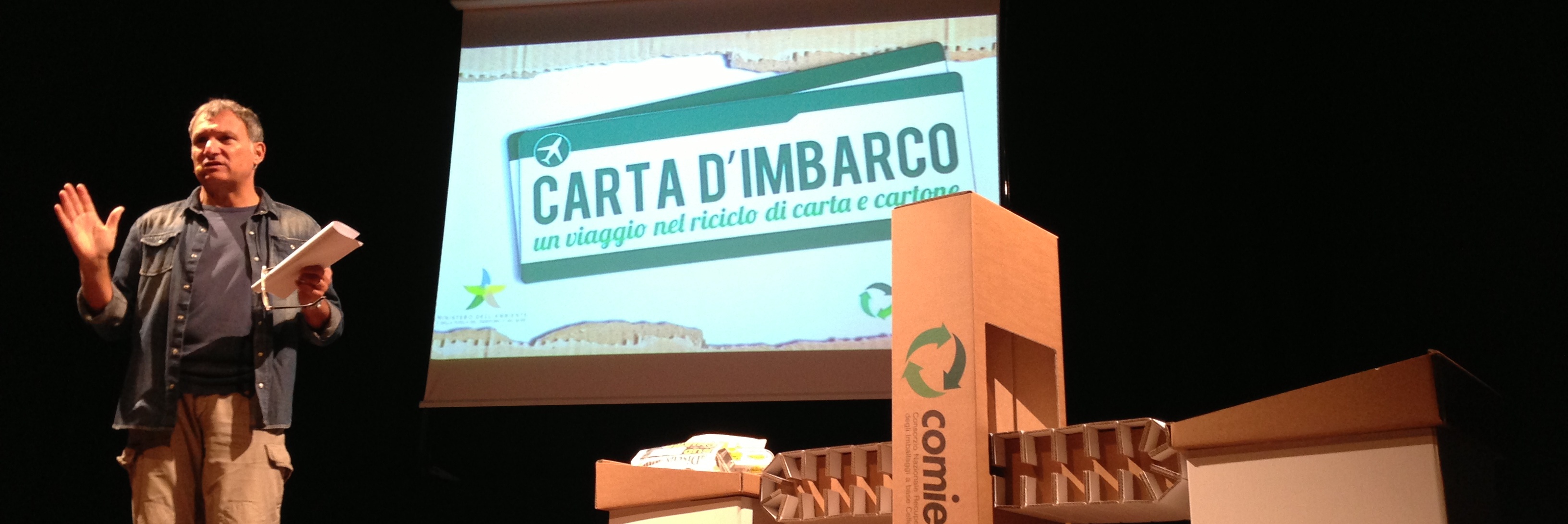 Lo spettacolo teatrale “Carta d’imbarco” a Gioiosa