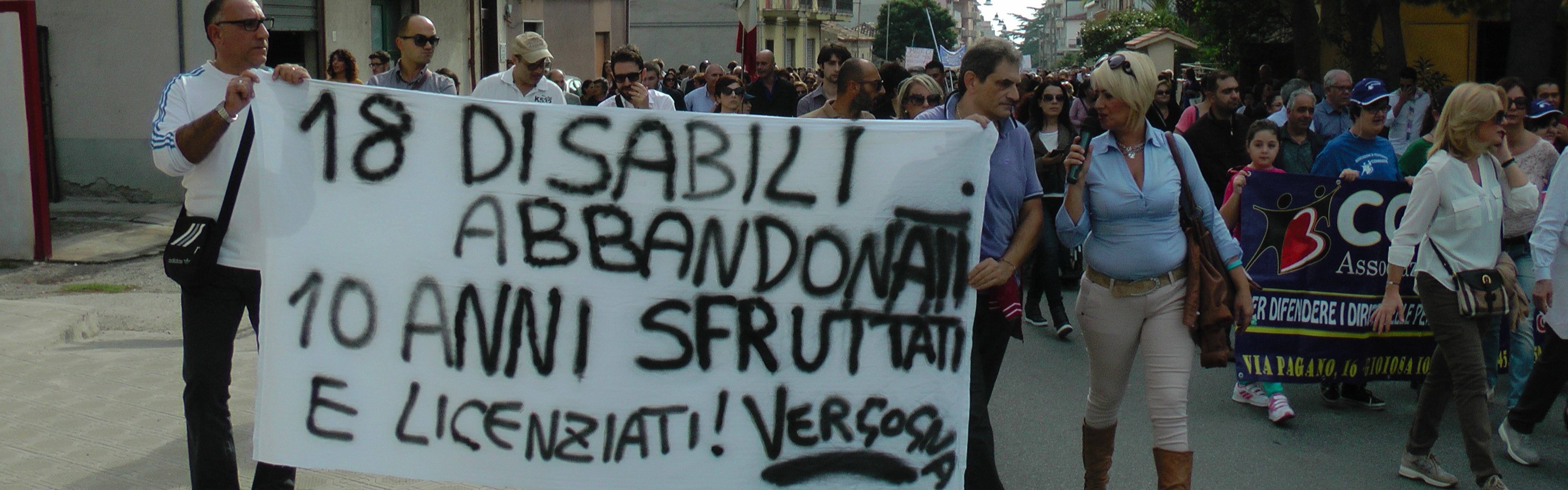 Scrive Giacomo, diversabile del Centro riabilitazione neurologica di Locri