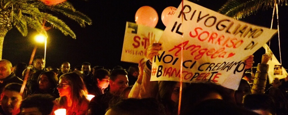 Bianco:”Forza Angela”,fiaccolata contro la violenza sulle donne