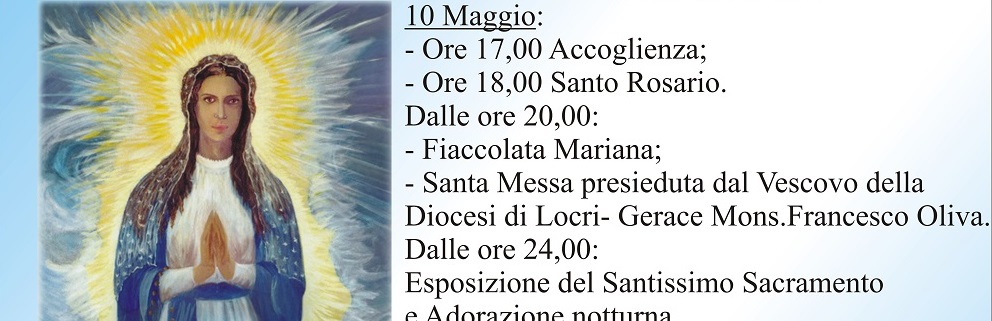 Placanica: il Santuario dello Scoglio si prepara all’11 maggio