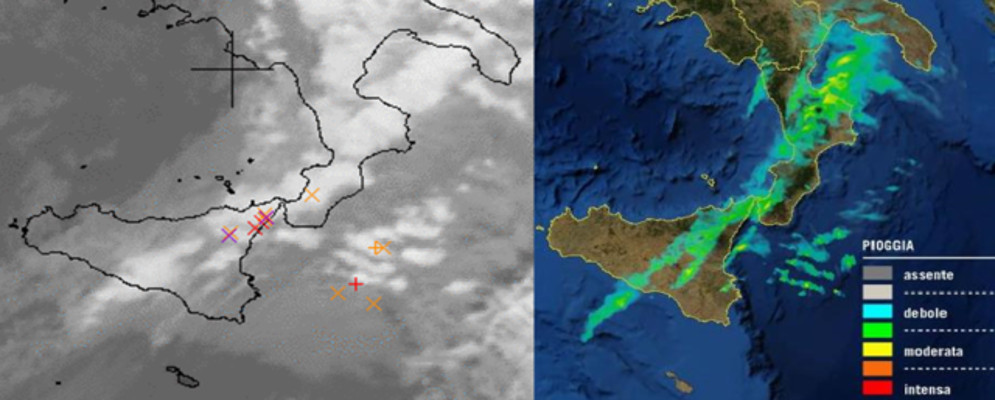 Allerta Meteo: In arrivo forti temporali tra Calabria e Sicilia