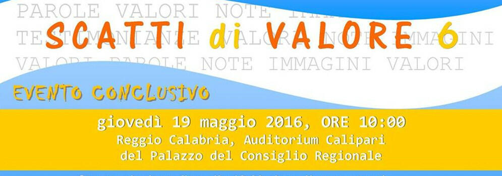 Reggio Calabria,evento conclusivo progetto “Scatti di Valore”