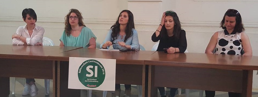 Donne della Piana per il “SI” al Referendum Costituzionale