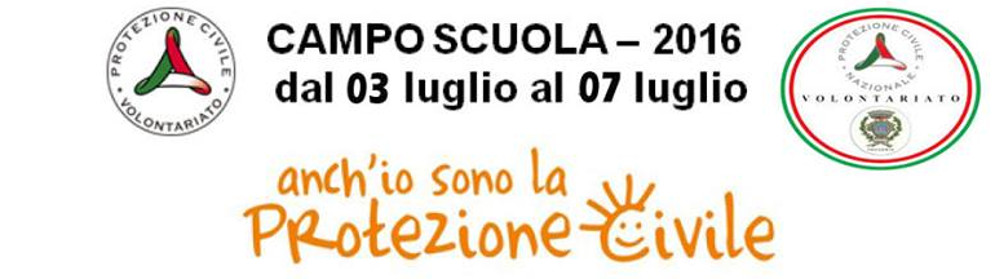 Caulonia,Campo scuola “Anch’io sono la Protezione Civile”