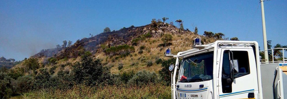 Incendio a Focà di caulonia