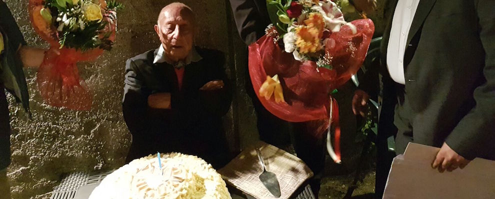 Gerace: Giuseppe Pancallo compie 100 anni