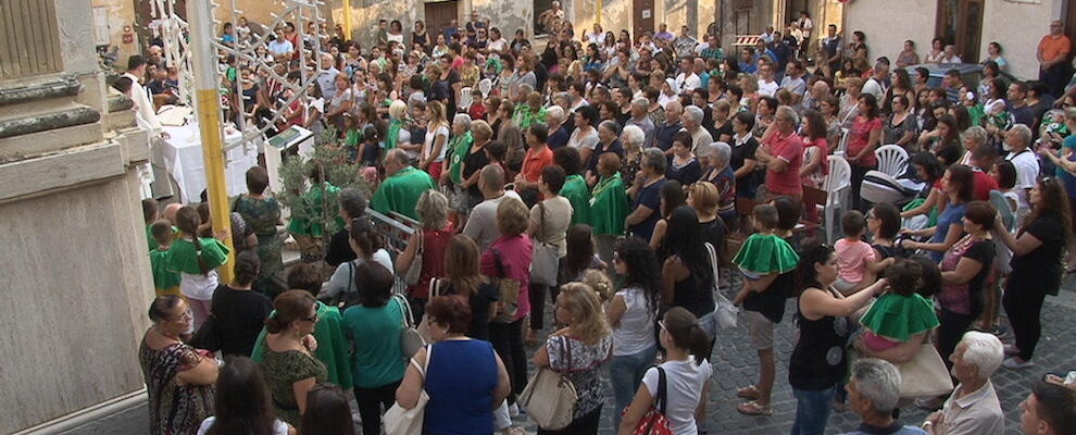 San Rocco Gioiosa: svolta la benedizione dei bambini