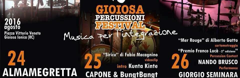 Gioiosa Percussioni Festival: programma ultima giornata