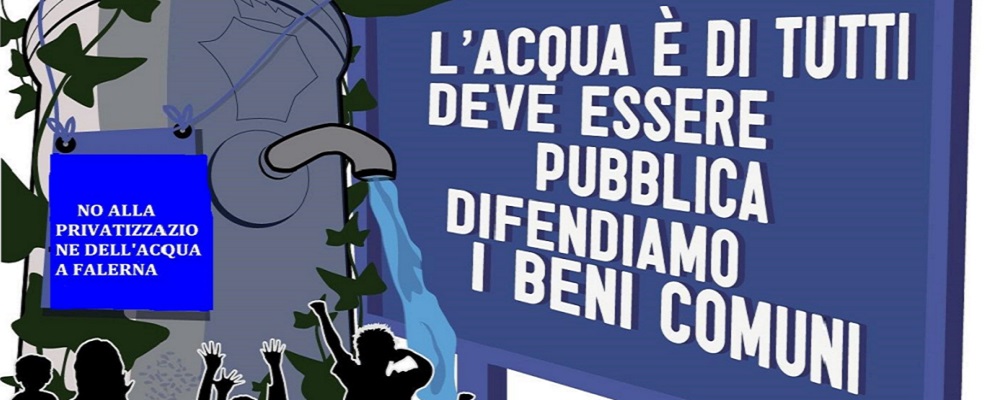 Il Comitato “Falerna – Acqua bene comune” presenta delibera di iniziativa popolare