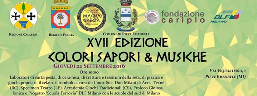 Pro Loco Gioiosa Jonica al festival “Colori, sapori e musiche” di Pieve Emanuele