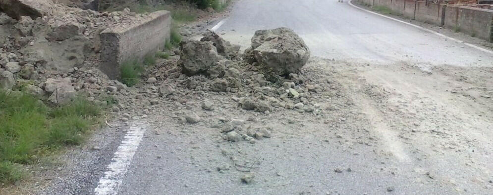 Caulonia, ancora frane sulla Strada Provinciale