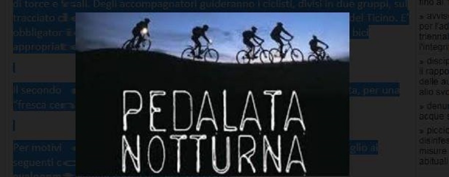 Caulonia: Pedalata sotto le stelle