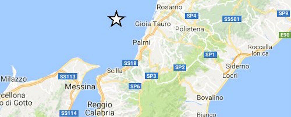 Terremoto in Calabria, scossa di magnitudo 3.6