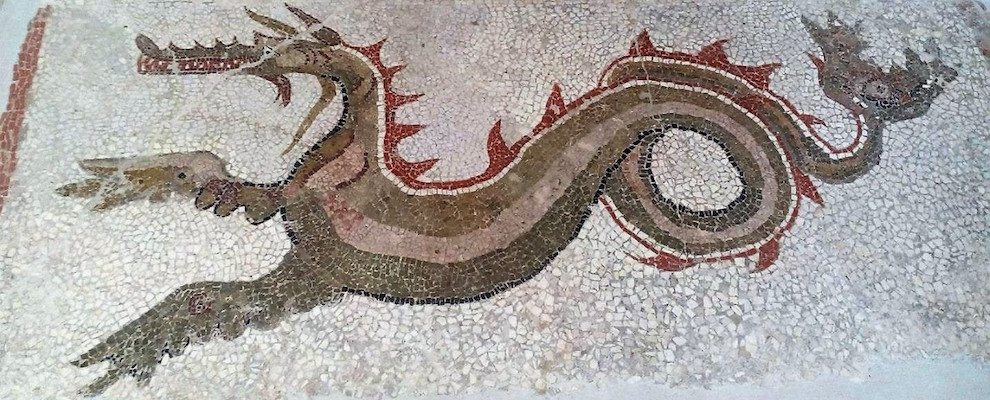 Il Mosaico del Drago, vince il Concorso Fotografico della BTMA di Paestum