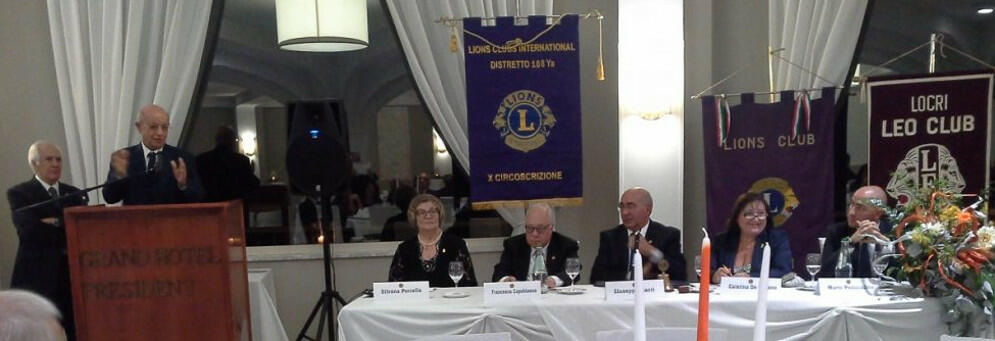 Inaugurato l’ anno sociale del Lions Club di Locri