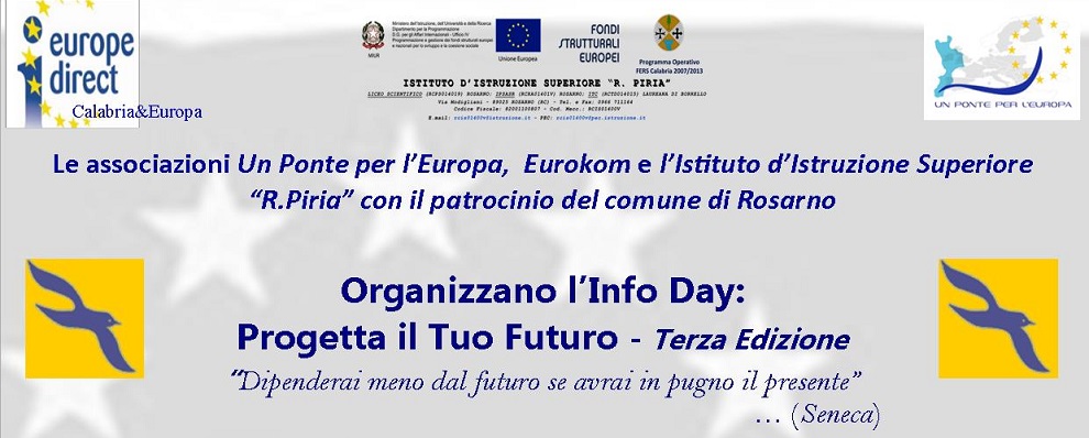 Al Piria di Rosarno Info Day “Progetta il tuo futuro”