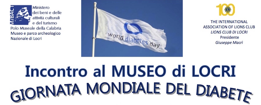 Lions club di locri invita tutti alla giornata mondiale del diabete