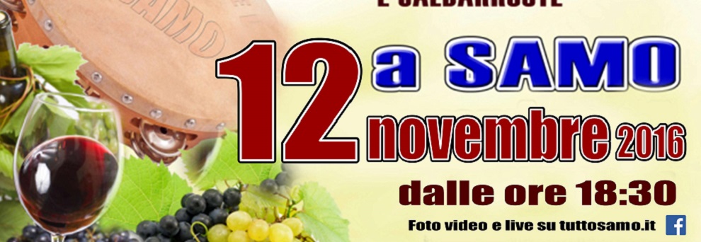 Samo: “Festa del Vino e dei Prodotti Tipici Samesi”