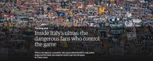Il Guardian e gli ultras in Italia: la storia di Ciccio Bucci, la Juventus, i biglietti ai gruppi, la ‘Ndrangheta item-thumbnail