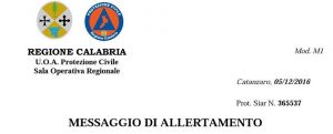 Allerta meteo Calabria. Temporali e forti raffiche di vento item-thumbnail