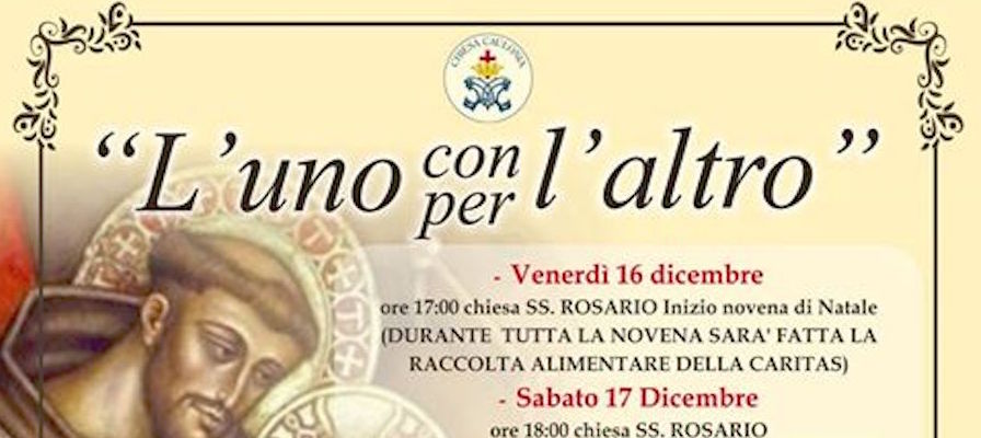 Caulonia: programma natalizio “l’uno con l’altro”