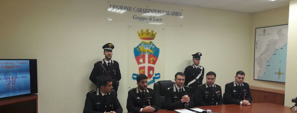 Locri: nel 2016 importanti arresti da parte dei Carabinieri