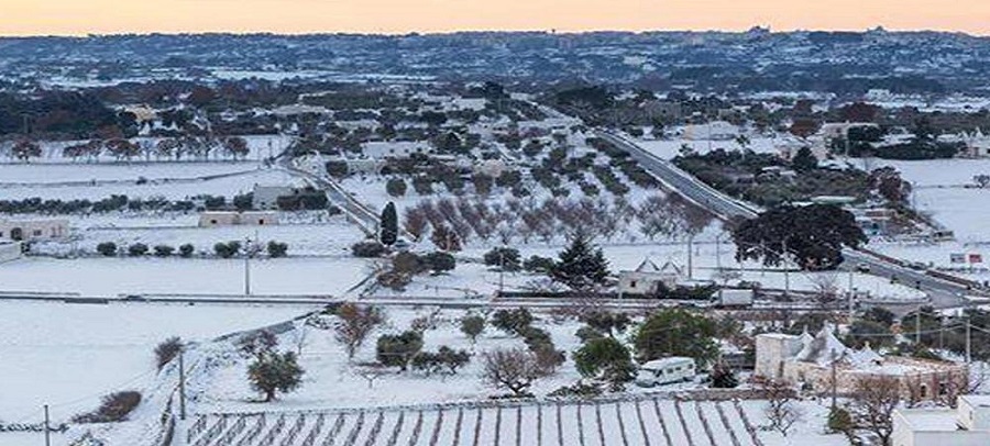 La neve a Messina è causata dal riscaldamento globale