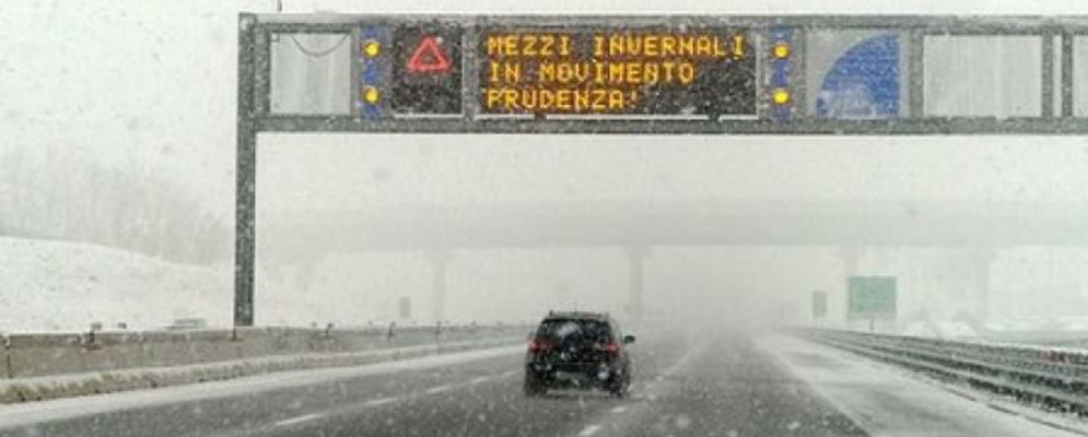 Da domani previste nevicate sulla Calabria