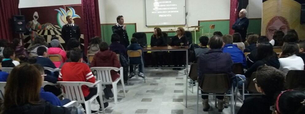 Carabinieri Gruppo Locri. Un giorno a scuola con i Carabinieri.