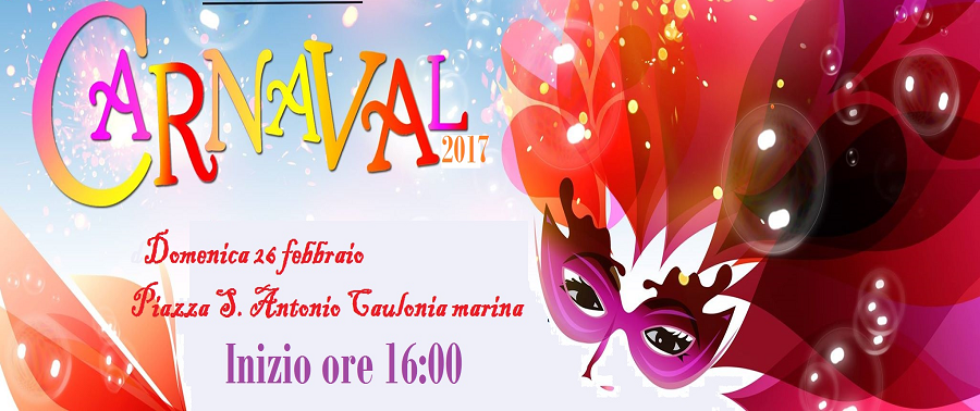 Caulonia: Domenica si terrà la festa di carnevale