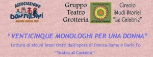 “VENTICINQUE MONOLOGHI PER UNA DONNA” item-thumbnail