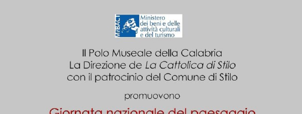 Incontro sul tema “L’archeologia nel paesaggio – il passato presente nel territorio di Stilo”