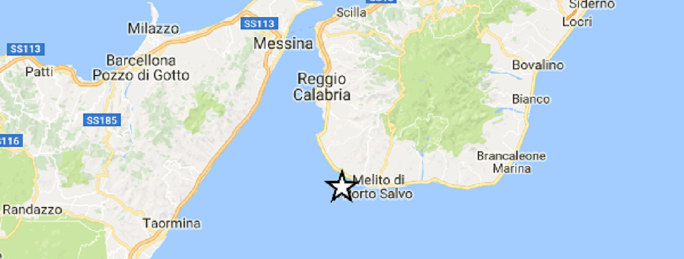 Terremoto di magnitudo 2.0 in Calabria