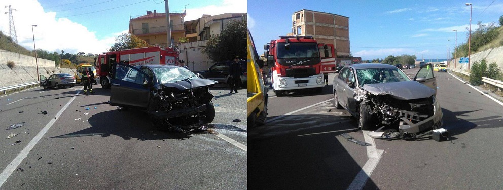 Incidente sulla S.S.106 a Marina di San Lorenzo