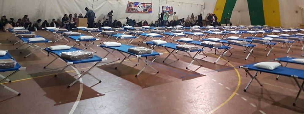 Caulonia: I migranti sono stati alloggiati nel Campo Sportivo