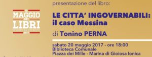 Marina di Gioiosa Ionica: Presentazione libro “Le città ingovernabili: il caso Messina” item-thumbnail