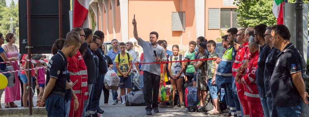 Inaugurato  il campo estivo della Protezione Civile Cauloniese