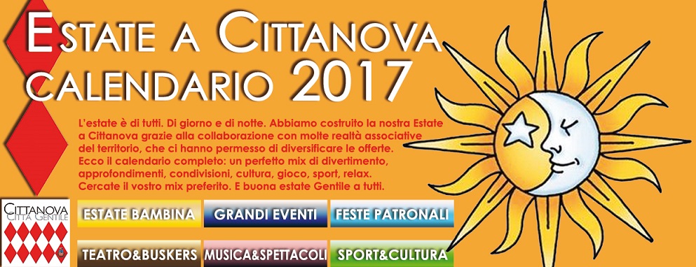 Grandi eventi per l’Estate 2017 di Cittanova