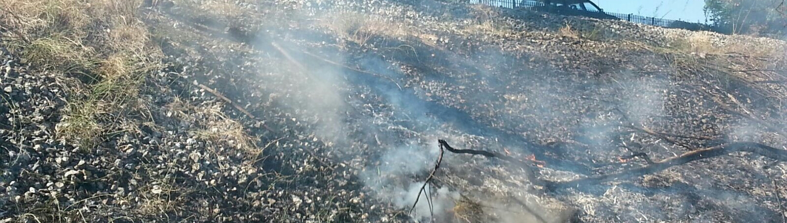 Caulonia,incendio in contrada Aguglia